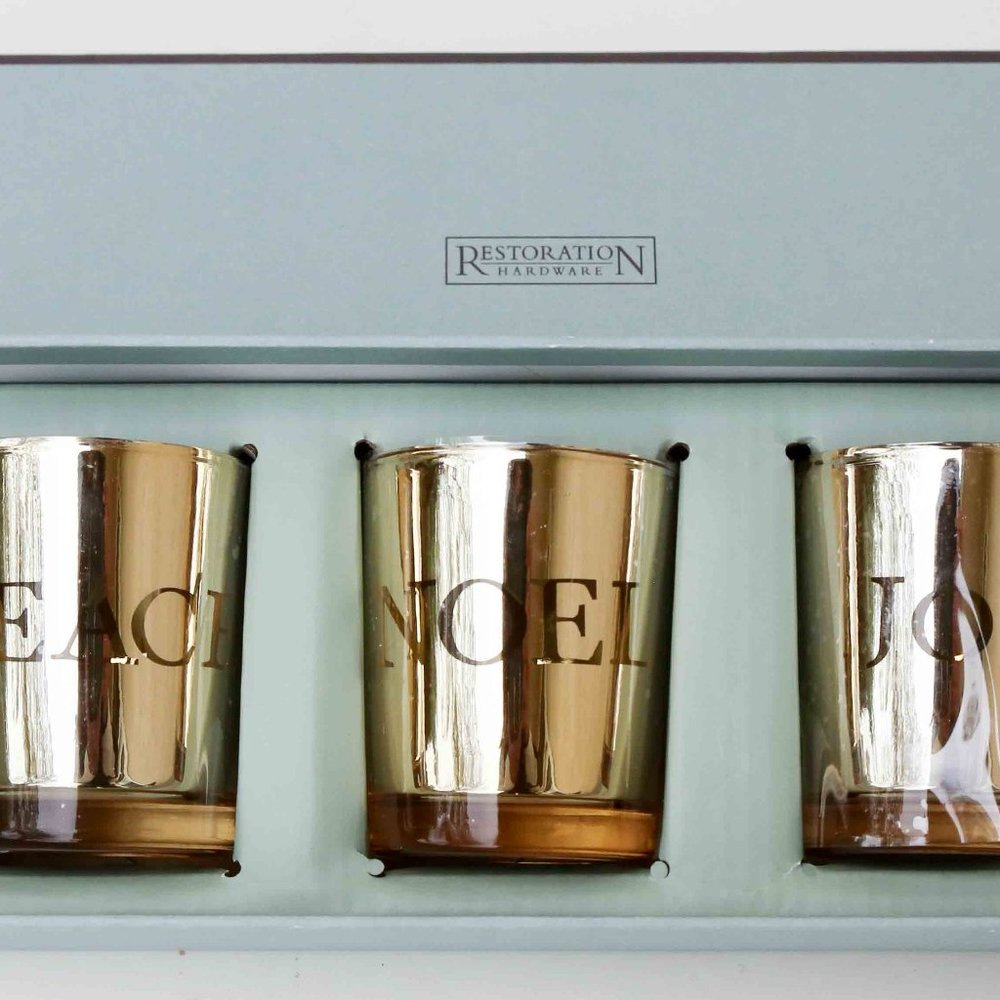 Restoration Hdwr Holiday Tea light Candle Holders